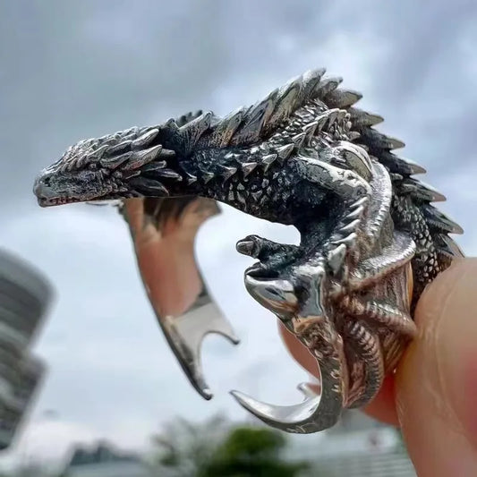 Dragon Rings Gothic Punk Style